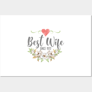 50 Years Wedding Anniversary Gift For Wife Posters and Art